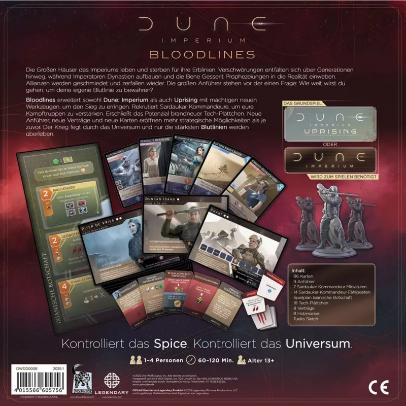 Dune: Imperium - Bloodlines, Επέκταση επιτραπέζιου παιχνιδιού