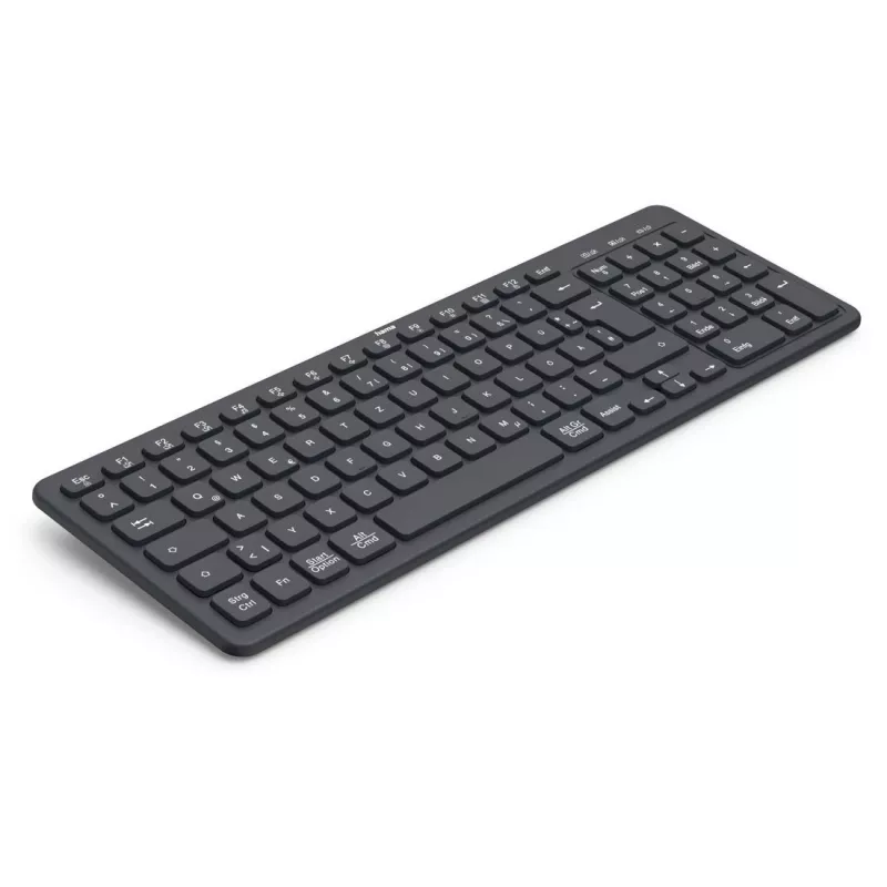 Multi-Device Wireless Keyboard WK-300 μαύρο