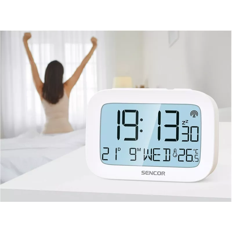 Ψηφιακό ξυπνητήρι SENCOR SRC 2200 με οθόνη LED και εφεδρική μπαταρία