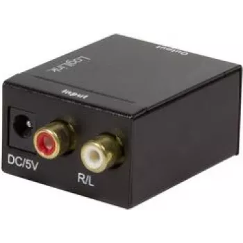 LogiLink CA0102 προσαρμογέας ήχου Toslink / RCA μαύρο