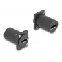 Μονάδα τύπου D DeLOCK DisplayPort υποδοχή σε υποδοχή 4K μαύρο