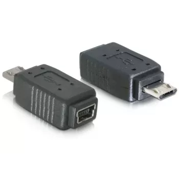 Αντάπτορας USB micro-B αρσενικό σε Mini-USB 5 ακίδων DeLOCK 65063