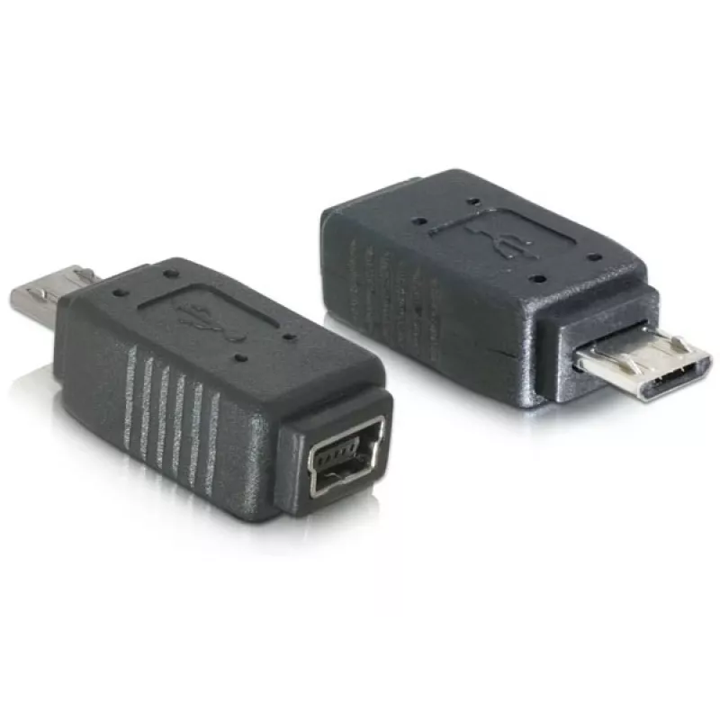 Αντάπτορας USB micro-B αρσενικό σε Mini-USB 5 ακίδων DeLOCK 65063
