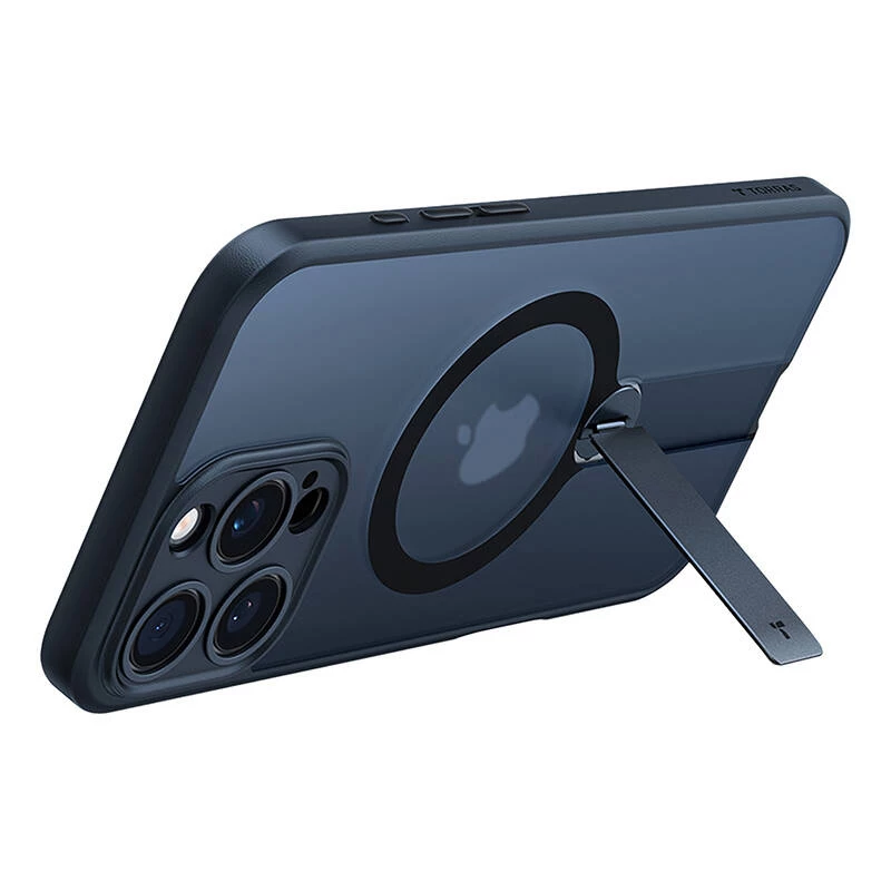 Θήκη Torras Pstand Spin για iPhone 16 Pro (Μαύρη)