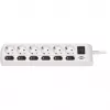 Brennenstuhl 1153110126 καλώδιο επέκτασης 2 m 6 υποδοχές AC εσωτερικού χώρου λευκό (1153110126)
