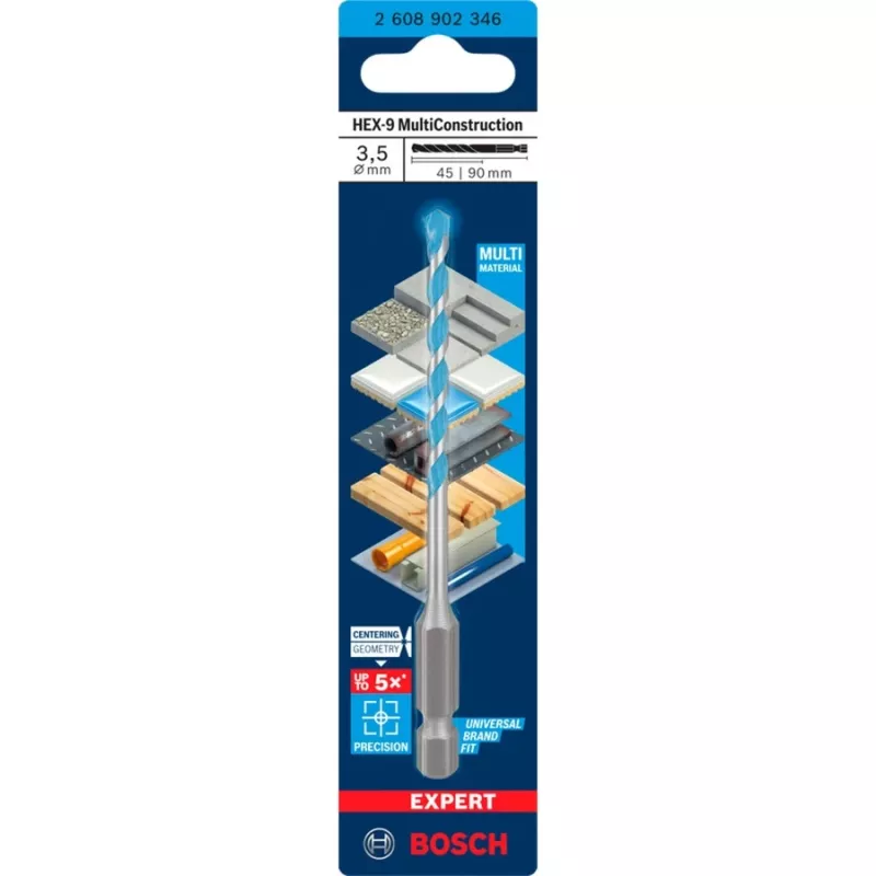Expert HEX-9 Multi Construction Τρυπάνι μπετόν Ø 3,5 mm 1 τεμ. (2608902346)