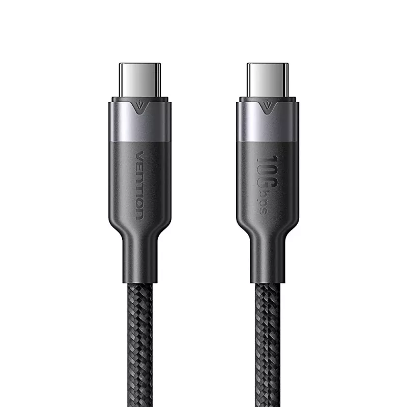 Vention καλώδιο USB 3.2 5A 10Gbps 1m BK USB-C σε C
