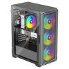 Κουτί|XILENCE|ATX/micro ATX/Mini-ITX|Μαύρο|Midi Tower|PC|XG161