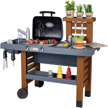 Garten Kitchen, Παιδική κουζίνα γκρι/καφέ