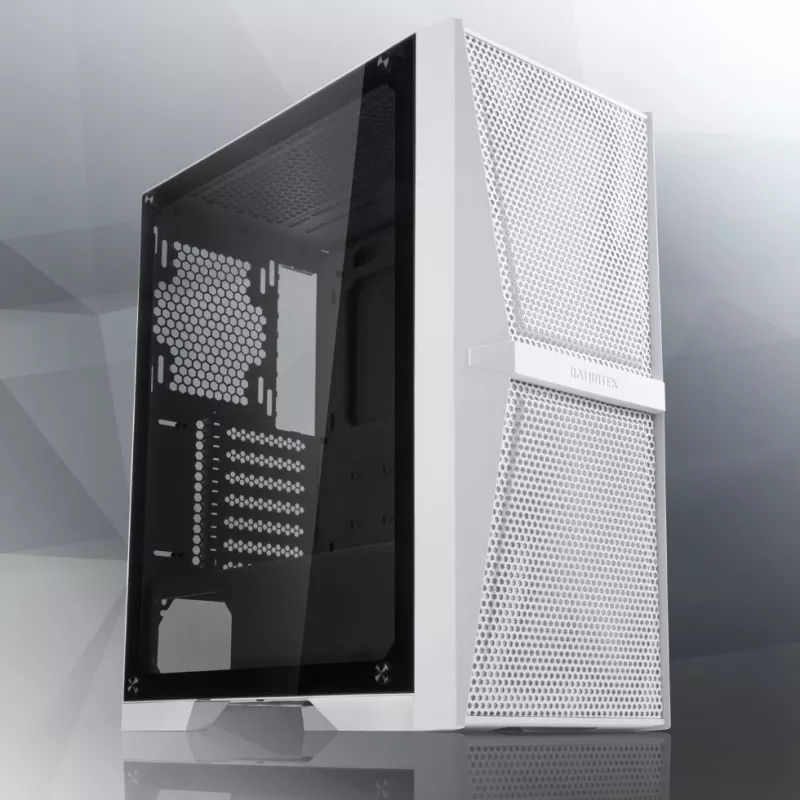 RAIJINTEK SILENOS MS Midi Tower Λευκό