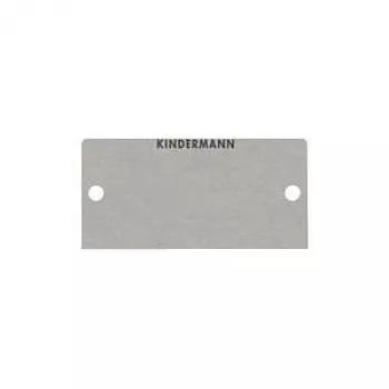 Πλαίσιο χωνευτής τοποθέτησης - αξεσουάρ Kindermann 7444000400 Ασημί