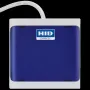 HID OMNIKEY 5022 CL (σκούρο μπλε) - Κοντός σύνδεσμος 13-cm - Βύσμα USB-A αρσενικό standard - Μόνο ανέπαφος (13,56 MHz) αναγνώστης - Συμβατός με CCID - Προαιρετική βάση κάρτας και εξοπλισμός τοποθέτησης - MOQ 10