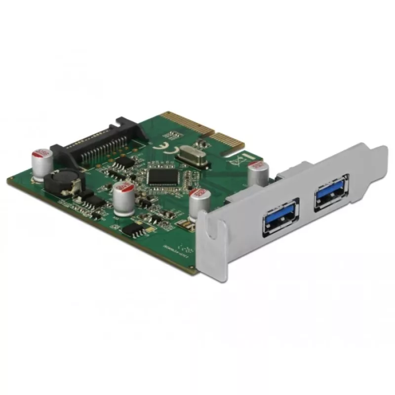 Delock PCI Express x4 κάρτα σε 2 x εξωτερική θύρα USB 3.1 Gen 2 Type-A (90298)