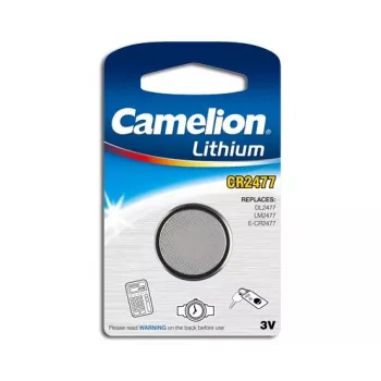 Μπαταρία μίας χρήσης CAMELION CR2477 3V Li-MnO2, ύψος 7,7 mm, διάμετρος 24,5 mm, 1 τεμ.