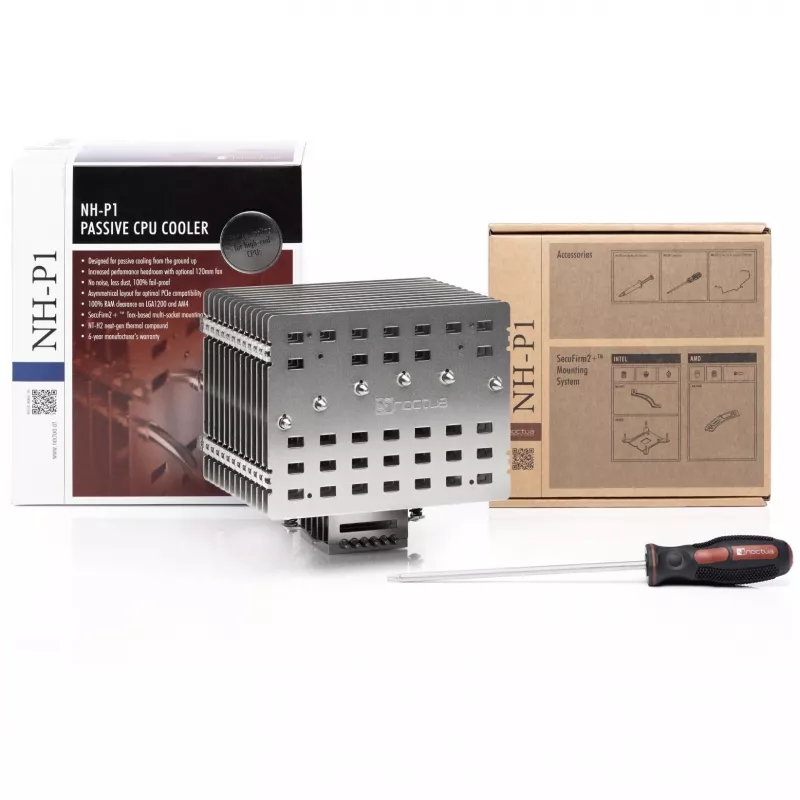 Ψύκτρα/ψυγείο Noctua NH-P1 αλουμίνιο 158x154x152 mm