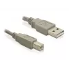 Καλώδιο USB DeLOCK 82216 USB 2.0 3 m USB A USB B γκρι