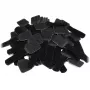 LABEL THE CABLE PRO βάση καλωδίων τοίχου Velcro, σετ 50 τεμ. - μαύρο