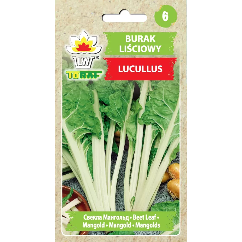 Σπόροι λαχανικών Lucullus Mangold Toraf, Συσκευασία 5g