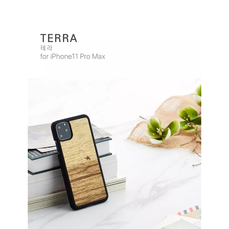 Θήκη smartphone man and wood για iPhone 11 Pro Max — terra μαύρο