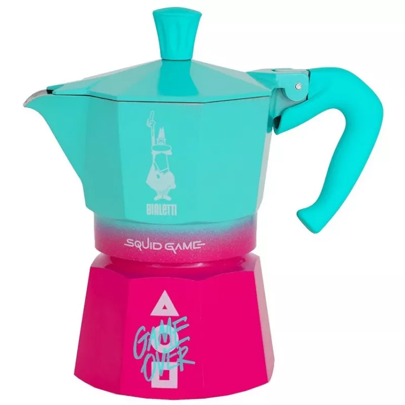 Bialetti Moka Express Squid Game συλλογή καψουλών - μπλε ροζ