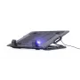Βάση ψύξης φορητού υπολογιστή Gembird NBS-1F17T-01, για οθόνες έως 17 ίντσες, 1 ανεμιστήρας 15 cm, USB 2.0, 370×265×33 mm, 350 mA, μαύρο
