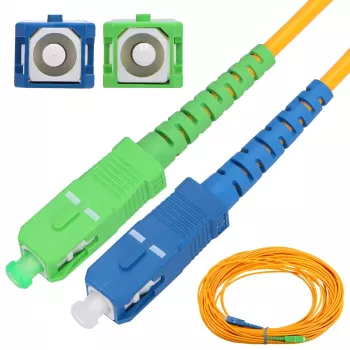 Patchcord Extralink SC/APC-SC/UPC Single mode Simplex G652D 3mm 0.5m