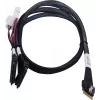 Καλώδιο SAS ADAPTEC Microchip Technology 2305500-R SlimSAS ×8 σε 2×2SFF-8639 U.2, 0,8 m, μαύρο