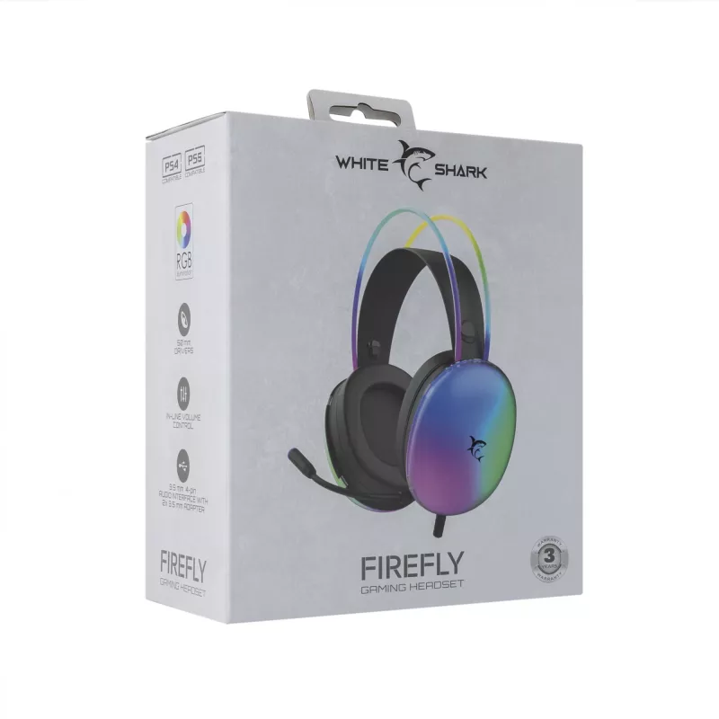 Ακουστικά White Shark GH-2342 Firefly μαύρο