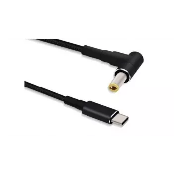 Προσαρμογέας καλωδίου Microconnect USBC-DC-5A-20V USB C σε 5,5*2,5 1,2 m μαύρο