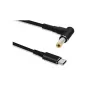 Προσαρμογέας καλωδίου Microconnect USBC-DC-5A-20V USB C σε 5,5*2,5 1,2 m μαύρο
