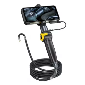 Ulefone uSmart E03 UF-EC03 ενδοσκοπική κάμερα, 1280x720 HD, καθοδηγούμενος αισθητήρας 180° προς δύο κατευθύνσεις, 6 LED, IP67, ημιάκαμπτο καλώδιο 1 m