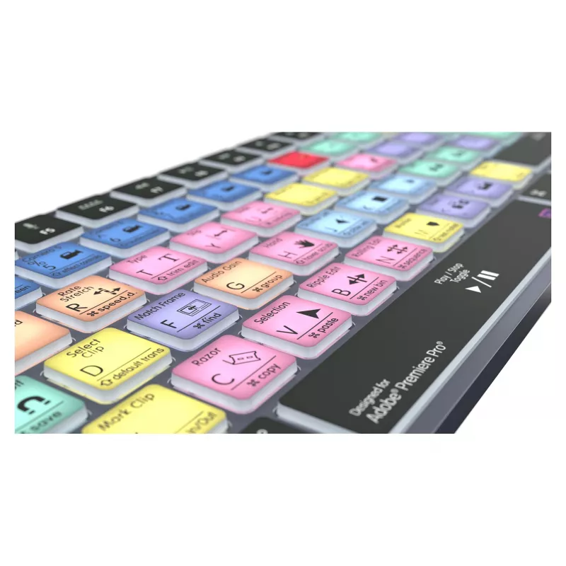 LogicKeyboard Titan DE Πληκτρολόγιο Mac για Adobe Premiere Pro CC — γερμανικό layout