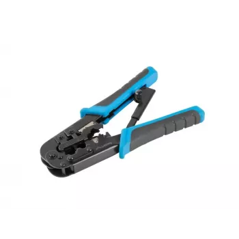 Εργαλείο crimp LANBERG NT-0201 για βύσματα RJ-45, 180 mm, 315 g, μαύρο/μπλε