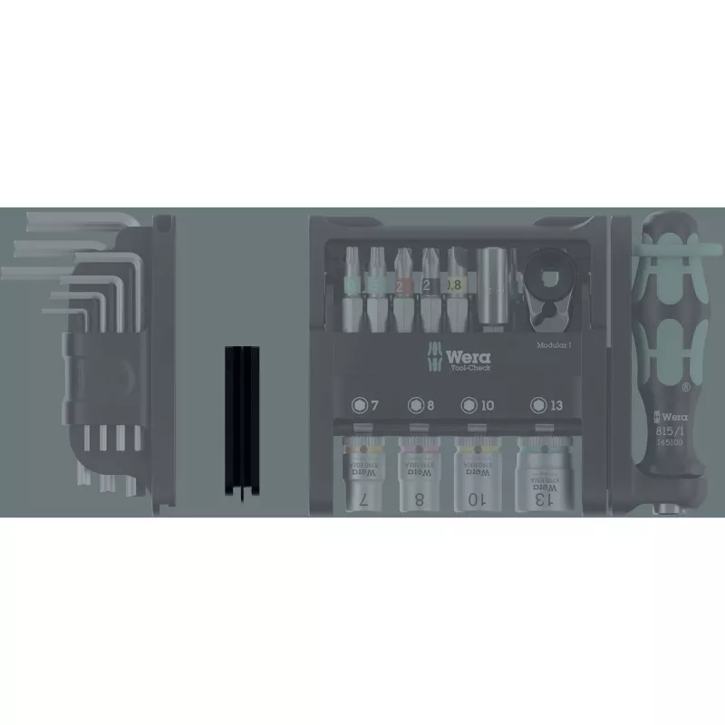 Wera Tool-Check Modular Adapter 9549 άκαμπτος προσαρμογέας, μαύρος