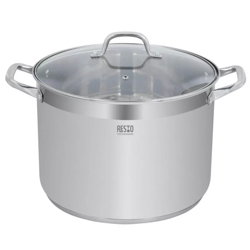 Στρογγυλή κατσαρόλα ανοξείδωτου χάλυβα Resto Kitchenware Libra 1,9 L