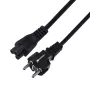 Καλώδιο ρεύματος SAVIO CL-67 1,2 m H03VV-F 3×0,75 mm² IEC C σε CEE7/7 μαύρο