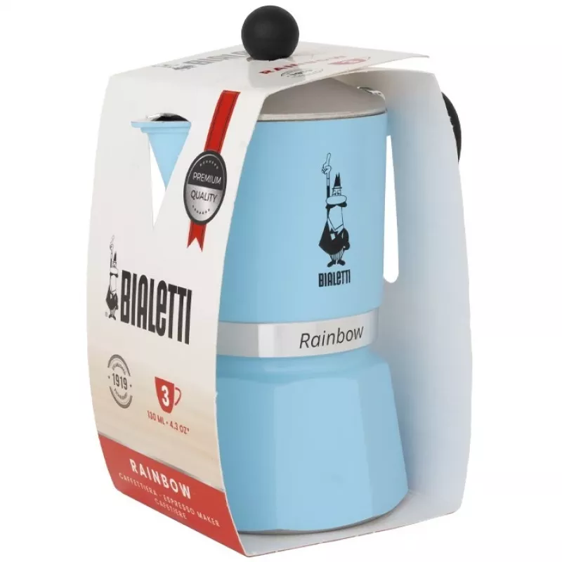 Καφετιέρα Moka Bialetti 6 Φλιτζάνια Rainbow 600ml