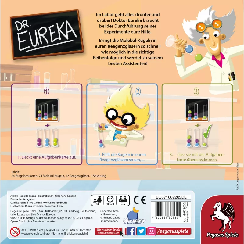 Dr. Eureka, επιτραπέζιο παιχνίδι