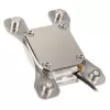 Waterblock Aqua-Computer 21716 — Ακρυλικό/Nickel, 111×75×22 mm, ασημί/λευκό