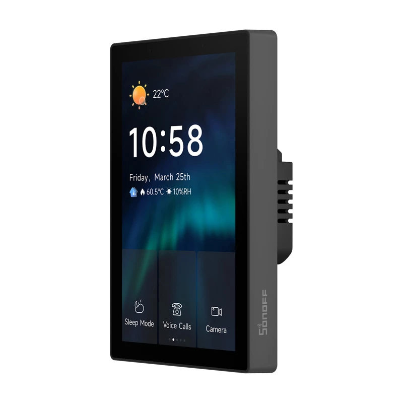 SONOFF NSPanel Pro 120 Smart Control Panel Matter WiFi/Bluetooth/ZigBee (μαύρο)