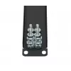 Τυφλό πάνελ rack Extralink Front Blank Panel 1U 19 inch μαύρο, χαλύβδινο κουτί