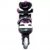 Inline-Skates Muuwmi ρυθμιζόμενο παιδικό μέγεθος 37–40, ροζ/μαύρο