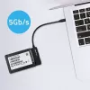 Προσαρμογέας QOLTEC SATA 52269 για μονάδα 2,5 ιντσών σε USB-C, υποστηρίζει έως 2 TB