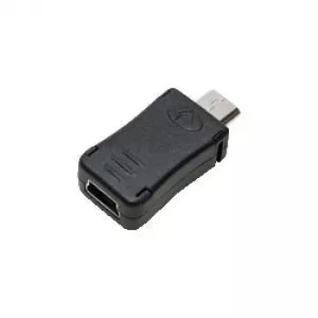 Logilink - Προσαρμογέας USB - 5 ακίδων Micro-USB Type B (M) - Mini-USB, Type A (W) (USB/USB 2.0) - μαύρο (AU0010)