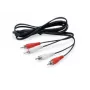 Equip 147094 Καλώδιο ήχου 2,5 m 2 x RCA μαύρο