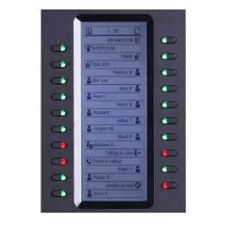 Grandstream Networks GXP2200EXT μονάδα επέκτασης IP μαύρη 20 πλήκτρα