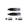 PatchSee BasicPatch - Καλώδιο patch - RJ-45 (M) σε RJ-45 (M) - 1,5 m - FTP - CAT 5e - Θωρακισμένο - Μαύρο