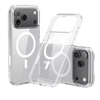 Nevox StyleShell SHOCKFlex - iPhone 17 Pro Max συμβατή με MagSafe διαφανές