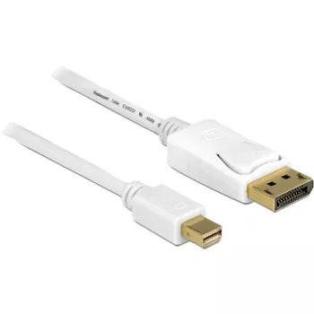DeLOCK – Καλώδιο DisplayPort – Mini DisplayPort (M) – DisplayPort (M) – 3,0 m – Λευκό (83483)