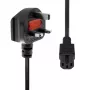 Καλώδιο τροφοδοσίας ProXtend PC-GC15-001 1 m, μαύρο, καλώδιο τροφοδοσίας για συσκευές και υπολογιστές